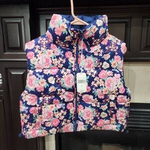 Simply Southern Bloom Puffer Vest